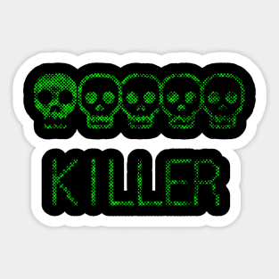 the killer game Sticker